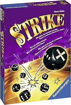Ravensburger - Strike - Jeu d'ambiance - Jeu de dés - Famille ou Entre Amis - de 2 à 5 Joueurs - à partir de 8 Ans - Mixte - 26572 - Version française