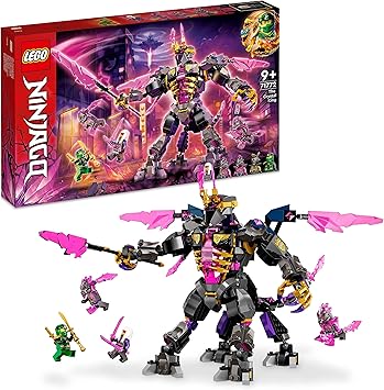 LEGO 71772 Ninjago Le Roi de Cristal, Minifigurine Inédite de Lloyd, Harumi et d'un Guerrier de Pierre, Idée Cadeau Anniversaire pour Enfants