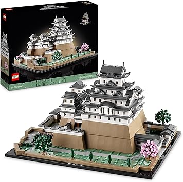 LEGO 21060 Architecture Le Château d'Himeji, Kit de Construction de Maquette pour Adultes, Idée Cadeau pour Fans de Jardinage et de Culture Japonaise, Comprend des Cerisiers en Fleurs à Construire