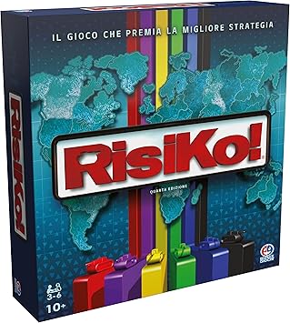 Éditeur Jeux, Risiko, Jeux en Boîte, Risiko Classique Edition 2023, Jeux de Société et Stratégie pour Famille et Amis, Jeux de Société pour Adultes et Enfants, de 3 à 6 Joueurs, 10+ Ans