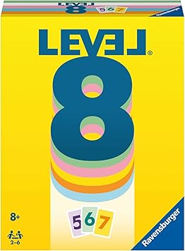 Ravensburger - Level 8 - Jeu de Cartes - Jeu de société pour Toute la Famille - Jeux de Combinaisons - De 2 à 6 Joueurs à partir de 8 Ans - Mixte - 20865 - (Multilingue - Français Inclus)