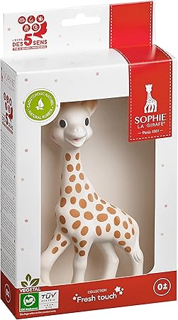 Sophie la Girafe - Fresh Touch Boîte - Jouet en caoutchouc 100% naturel pour enfant - Jouet d'éveil pour enfant - dès la naissance